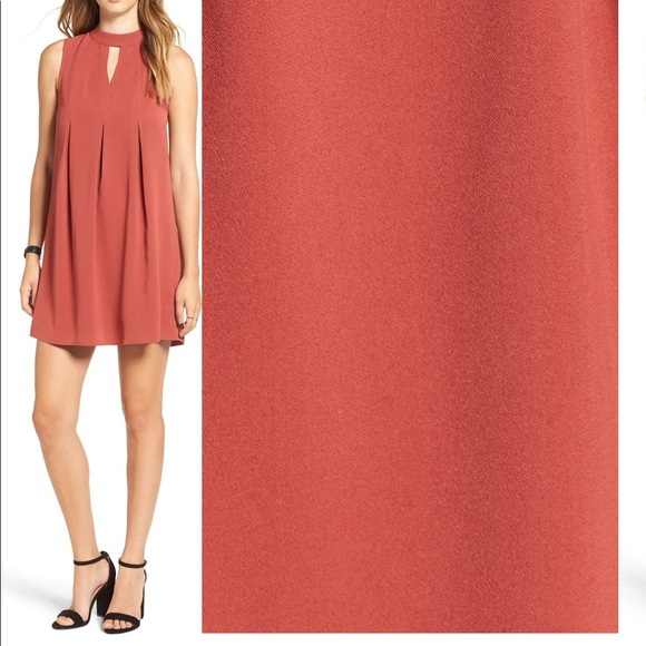 Rust Shift Dress - Picture 1 of 4